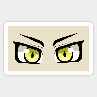 Anime Eyes snake yellow Magnet